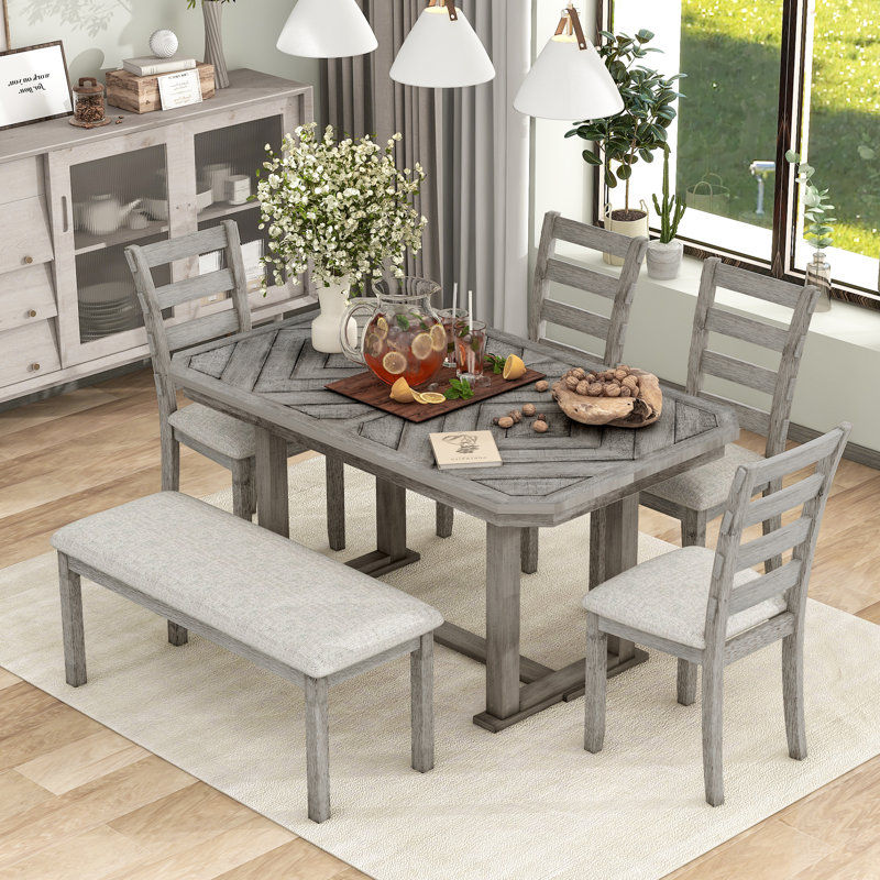 Gracie Oaks Sarinity 6 - Person Dining Set | Wayfair